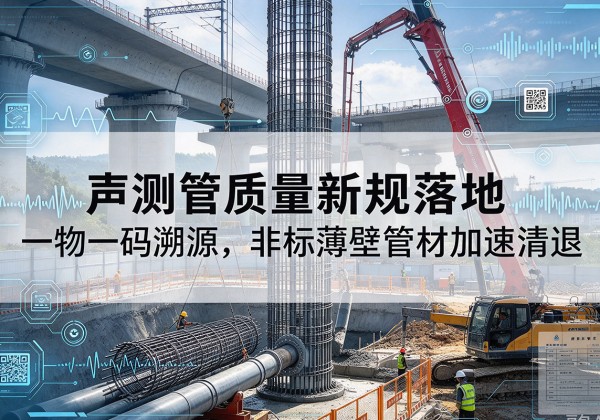 峰峰矿声测管质量新规落地，一物一码溯源，非标薄壁管材加速清退